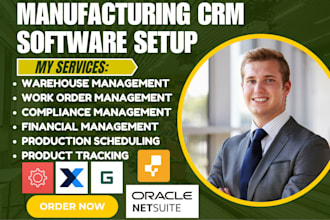 setup manufacturing software netsuite upkeep maintainx ganttpro inflow inventory