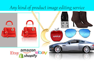 do ecommerce image editing, product photo retouching