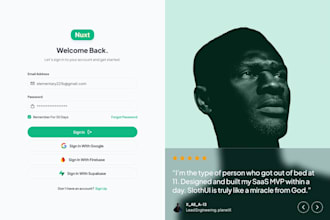 design 3 high quality mobile or web UI screens