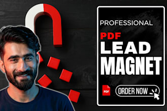 create professional lead magnet design, pdf lead magnet