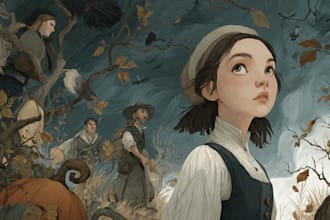illustrate your novel, book, and story illustrations