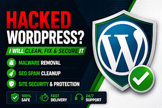 do wordpress malware removal, clean malware, fix hacked website security
