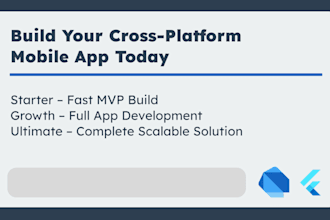 develop a cross platform flutter app using bloc state management