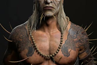 create realistic 3d game character, metahuman model unreal engine rig daz3d cc4