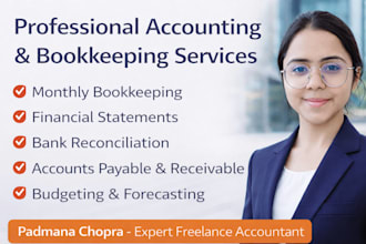 expert in accounting, bookkeeping, audit, finance and tax