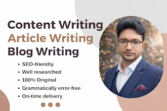 write SEO optimized blog posts and website content in english