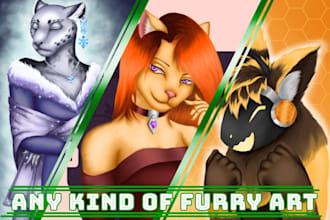 make high quality custom furry artwork