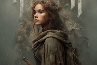 do stunning fantasy book cover art or e book cover design