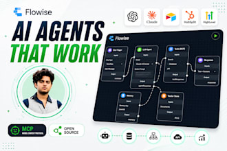 build open source custom llm ai agents using flowise ai