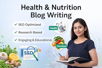 write friendly blogs and articles on nutrition clinical research topics