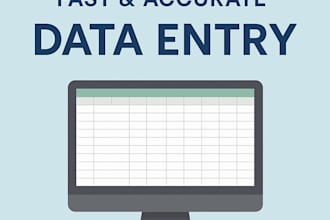 reliable data entry, copy paste, and excel support