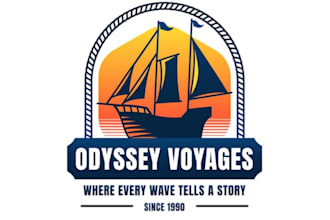 design viewable professional sail away logo