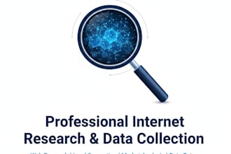 professional internet research and web data collection