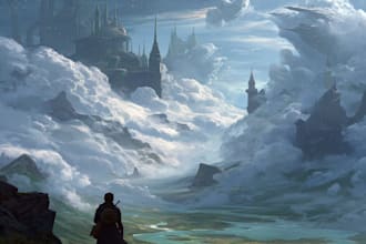 draw high quality fantasy illustration