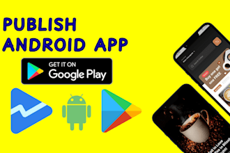 publish, upload or update the android app on the google play store