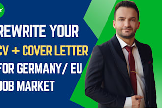 provide expert CV, resume writing and linkedin optimization for germany and eu