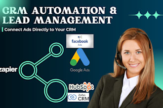 setup CRM automation, lead management, and marketing workflows