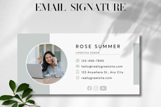 german clickable html email signature gmail outlook business card with qr code