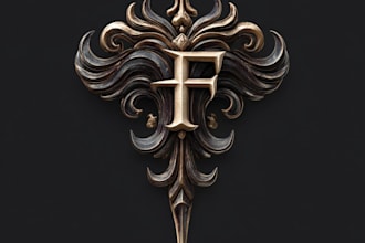 do a fantasy game logo