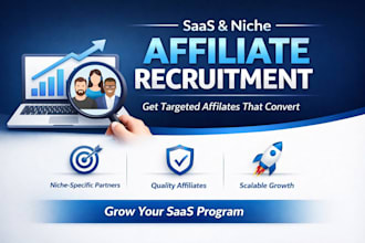 recruit top performing affiliate for your saas affiliate program to boost sales