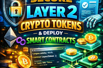 develop secure layer 2 crypto tokens and deploy smart contracts