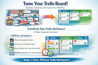 fix messy trello boards add automation and improve task visibility