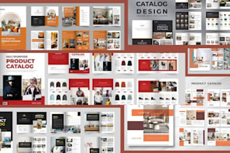 design product catalogue, product manual, lookbook, booklet and catalog design