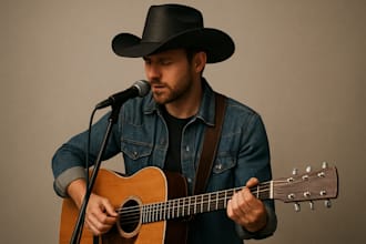 sing your country jingle with male vocals for commercials and brands