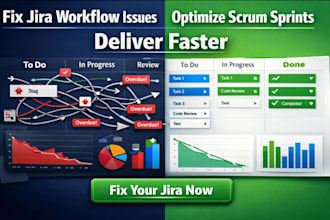 fix jira workflow issues and optimize scrum sprint delivery
