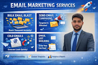 send 95k bulk emails, email blast and email adress