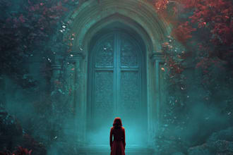 do fantasy book cover design, thriller book cover