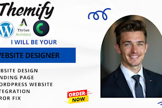 wp design, wpbakery, thrive architech, crocobloock, themify