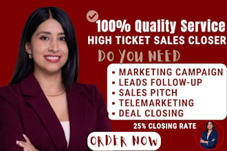 online close high ticket sales b2b sales closer, sales representative automotive