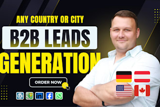 fresh and active b2b leads german and english