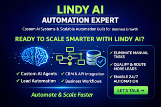 design lindy ai automation systems custom ai agents CRM integrations workflow