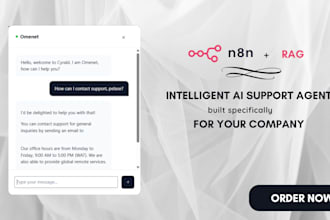 build an intelligent ai customer support agent rag chatbot n8n make