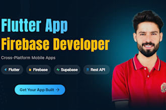build a flutter app with firebase for android and ios