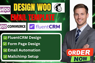 setup woocommerce mailchimp forms integration fluentcrm forms design automation