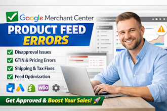 manage product feed optimization fix google merchant center product feed errors