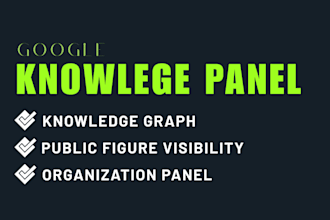 create verified google knowledge panel for person or company