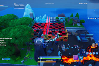 build custom fortnite uefn map, tycoon map, fortnite map, creative map box fight