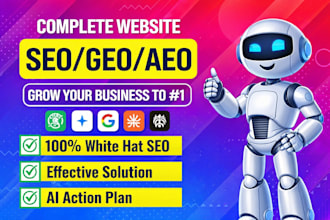 do monthly website local off page, GEO, aeo,SEO backlinks building for ai search