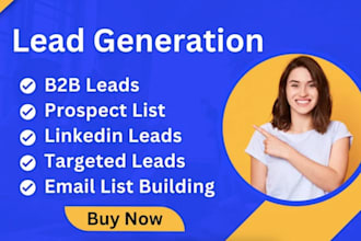b2b leads generation, lead scraping, targeted prospect email list building
