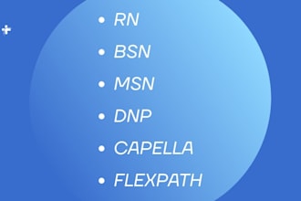 do rn, bsn, msn, capella, flexpath and dnp tasks