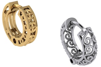 create diamond huggie hoop earrings design, and droop earrings design for woman
