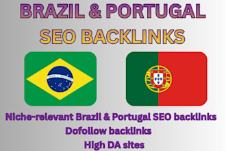 create powerful brazilian and portuguese SEO backlinks for high google ranking
