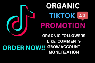 do organic tiktok promotion tiktok marketing tiktok organic followers