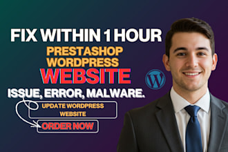 fix error on prestashop store theme ecommerce website wordpress api integration