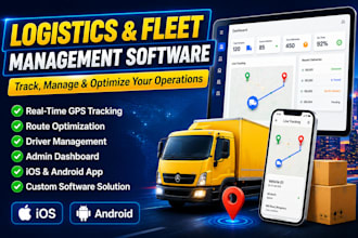 build a fleet tracking app and courier management software
