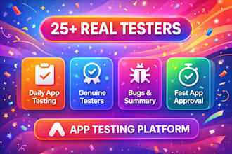 provide 12 tester google play testers android app testing